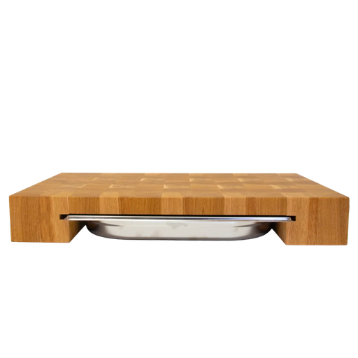 Skärbräda i ek med bleck